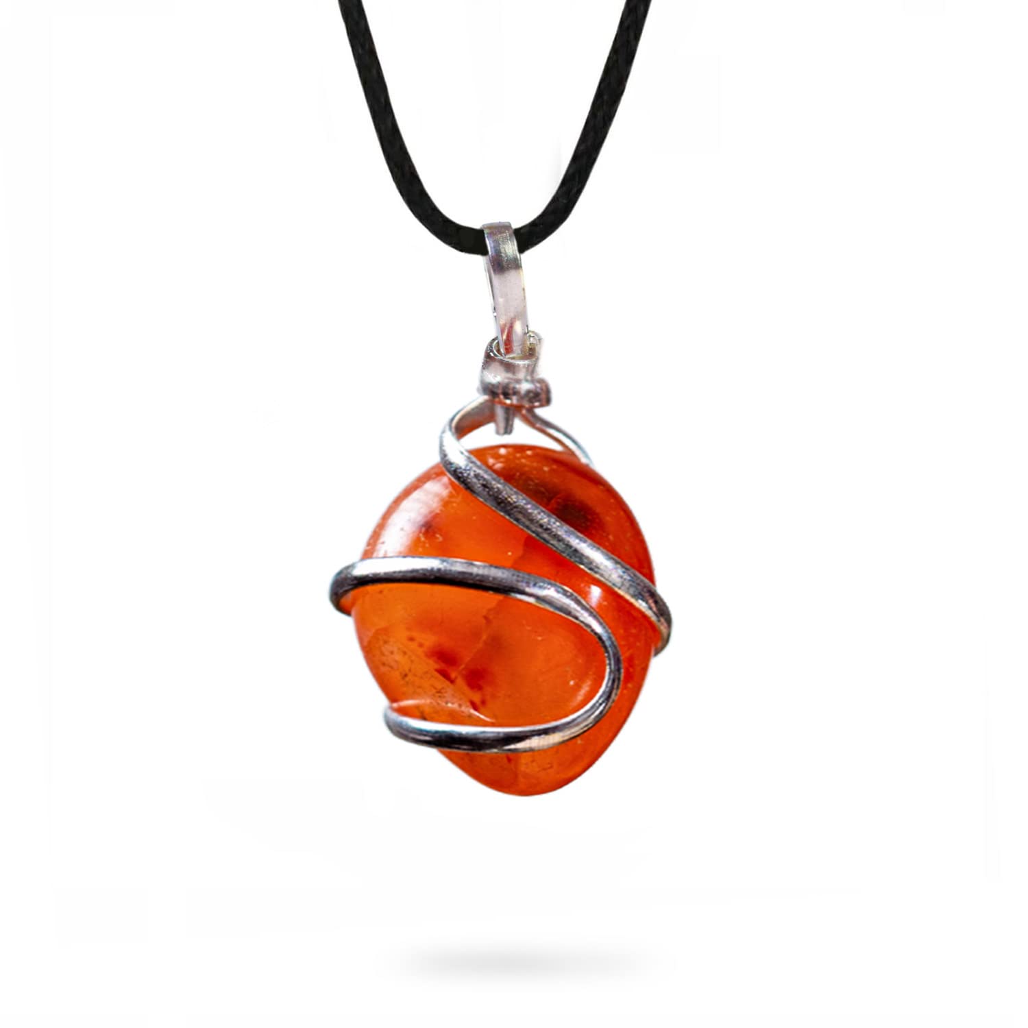 Healing Carnelian Energy Pendant