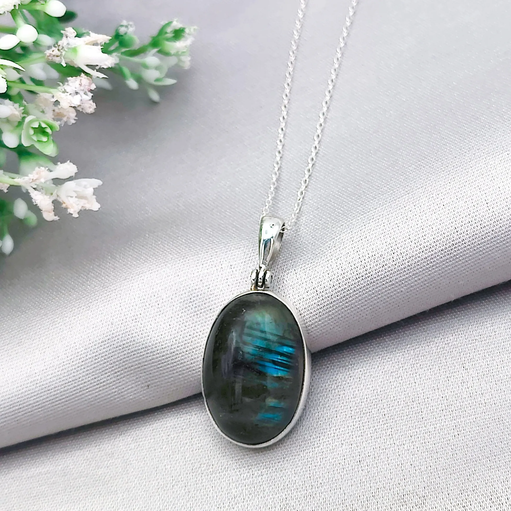 Mystical Labradorite Protection Necklace